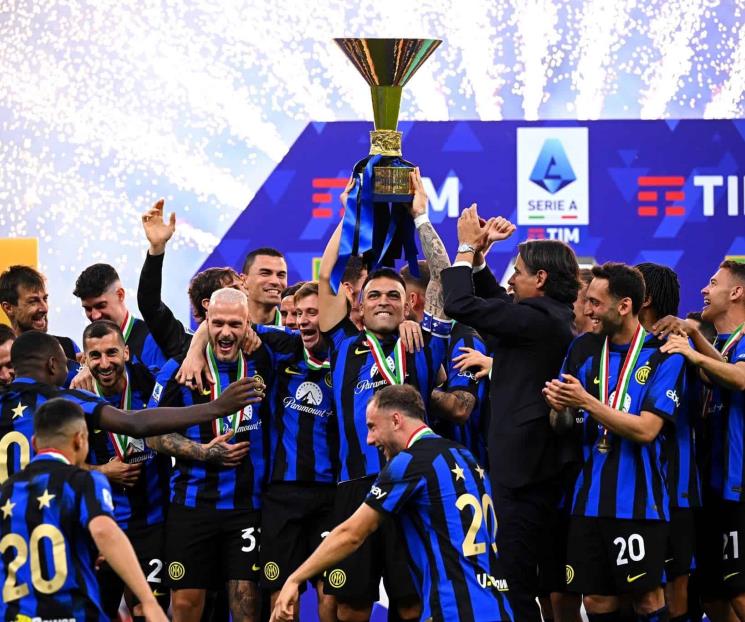 Celebra el Inter en casa su título de Serie A
