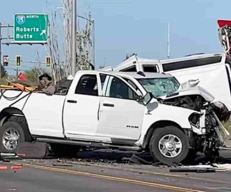 Mueren seis trabajadores mexicanos en accidente vial de Idaho