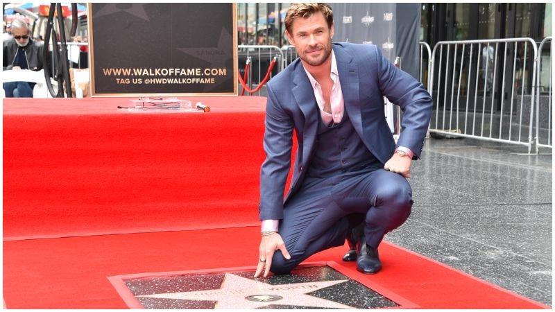 Recibe Chris Hemsworth su estrella en el Paseo de la Fama