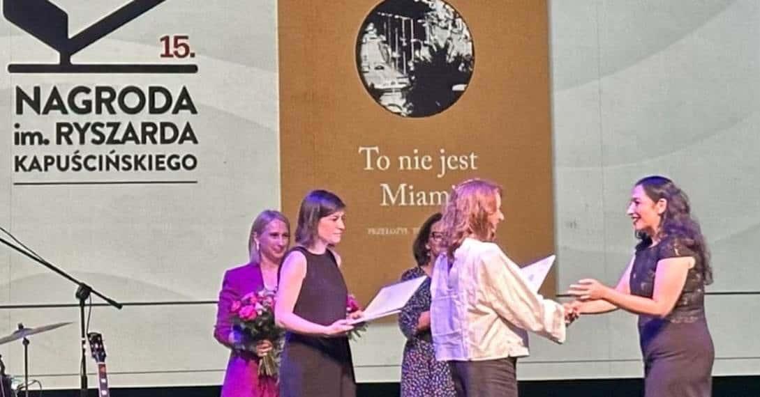 Mexicana gana Premio Kapuscinski