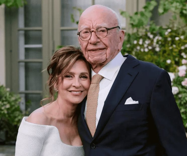 Millonario Rupert Murdoch se casa por quinta vez a los 93 años