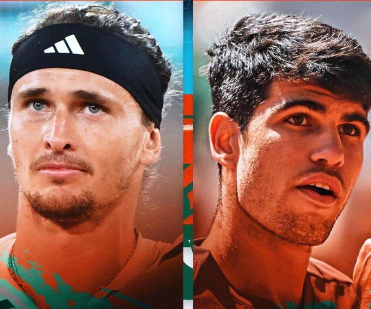 Alexander Zverev y Carlos Alcaraz jugarán la final de Roland Garros
