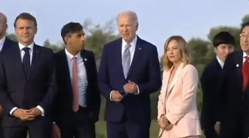 Biden se vuelve a mostrar desorientado, ahora en la cumbre del G7