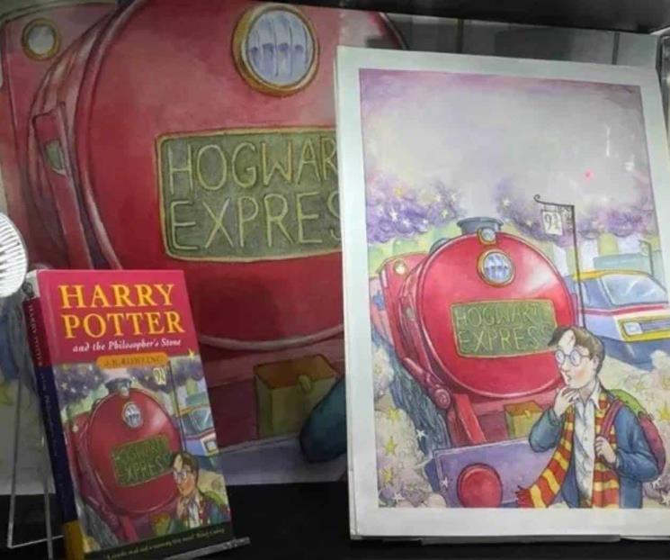 Subastan primera ilustración de Harry Potter en Nueva York