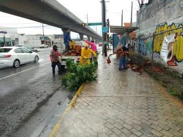 Cierran varios cruces de avenidas  en Guadalupe