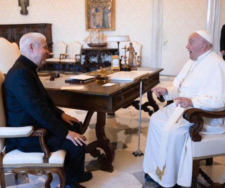Sostiene Arzobispo reunión con el Papa Francisco