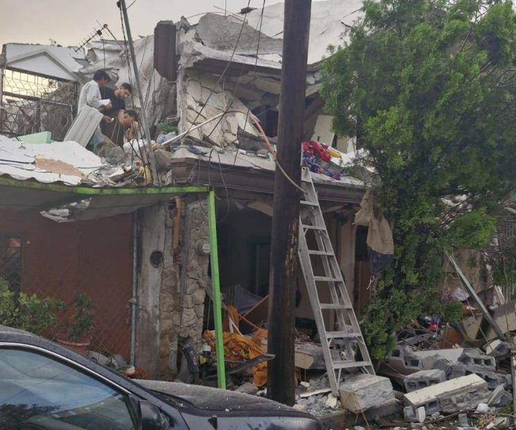Deja 5 heridos explosión en vivienda