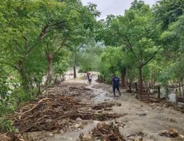 Lluvias por Chris dejan un muerto y múltiples daños en Hidalgo