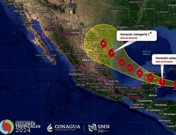 Pronostican que Beryl ingrese a México este jueves como categoría 1