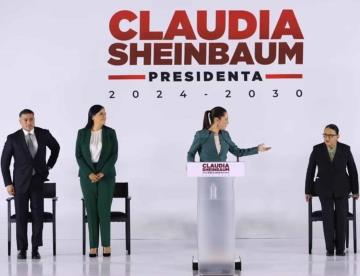 Claudia Sheinbaum presenta a otros cuatro miembros de su gabinete
