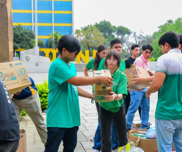 Envía UANL más de 7 toneladas de ayuda al sur de NL