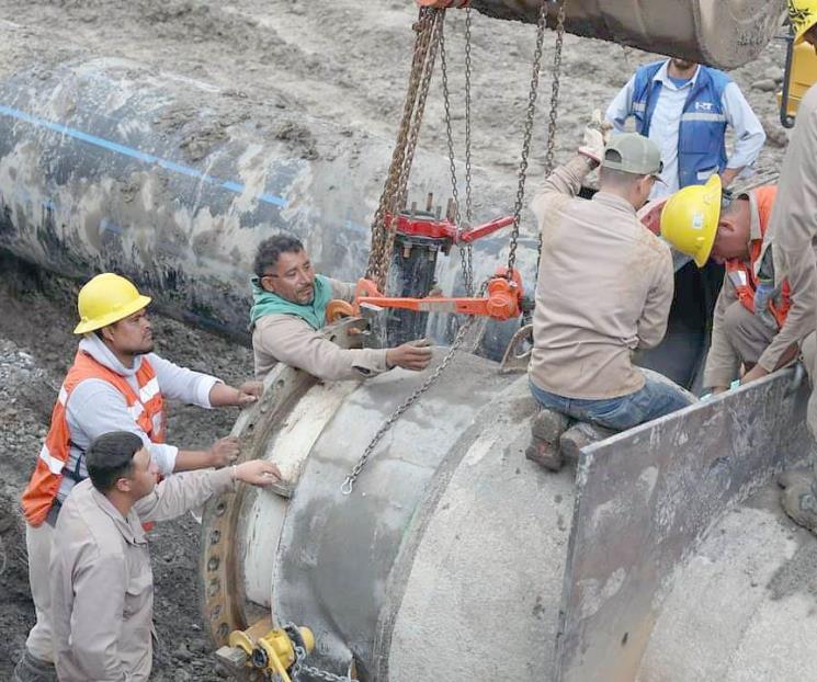 Acepta Estado sacar ducto del río para suministro de SC