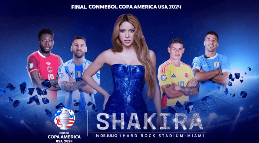 Cantará Shakira en la Final de la Copa América