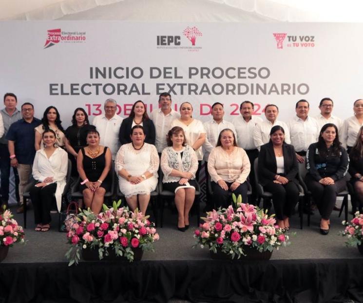 Inicia proceso electoral extraordinario en 3 municipios de Chiapas