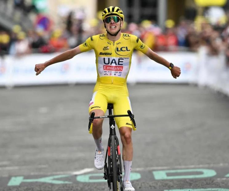 Gana Tadeg Pogacar la etapa 16 y sigue liderando el Tour de Francia