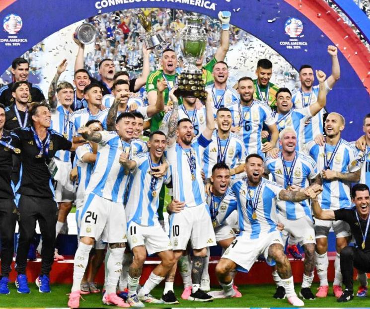 Logra Argentina el bicampeonato de la Copa América