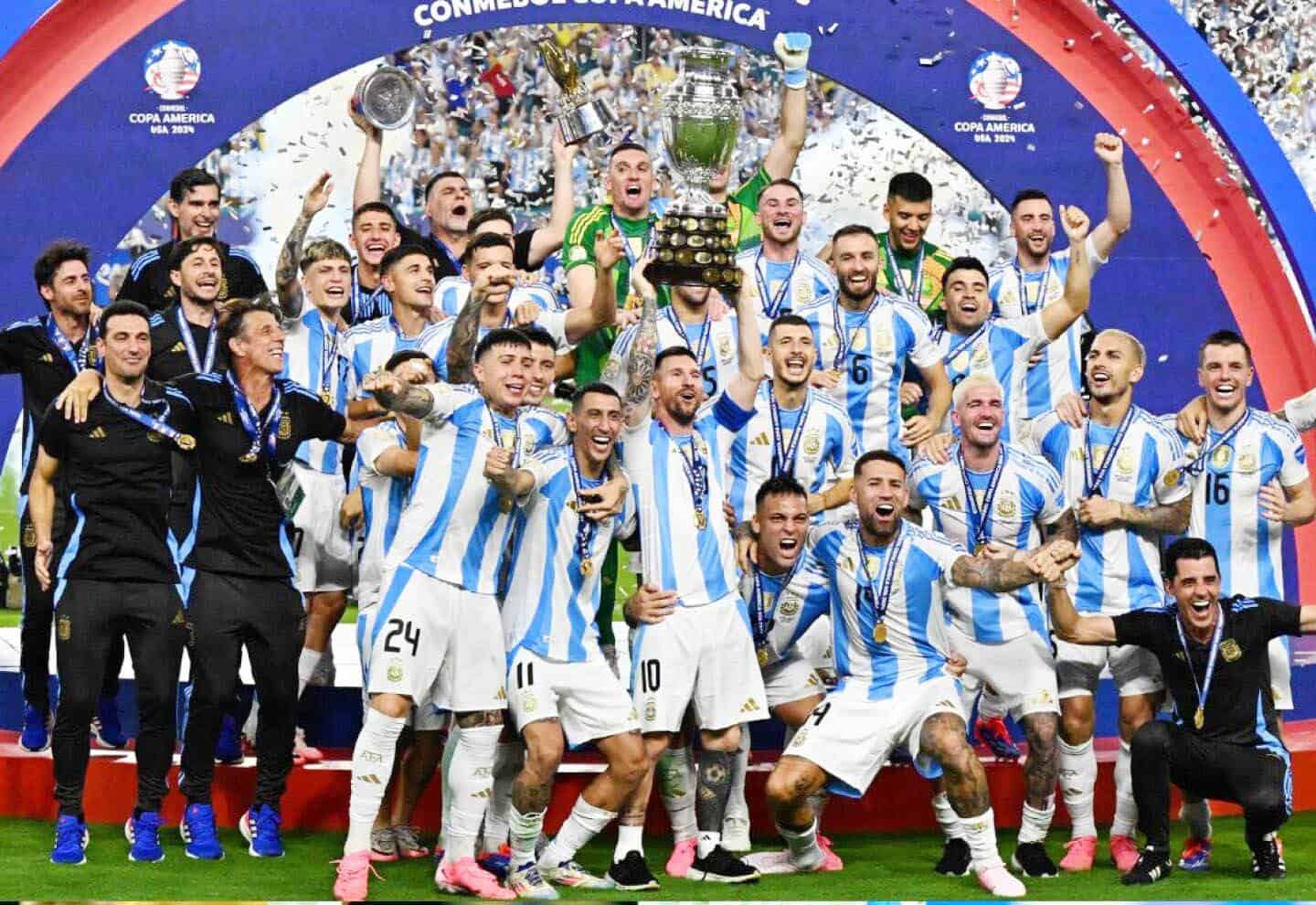 Logra Argentina el bicampeonato de la Copa América