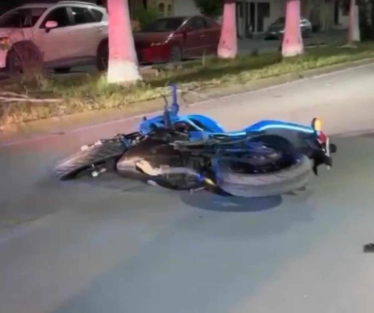 Pierde la vida motociclista que fue arrollado en Linares
