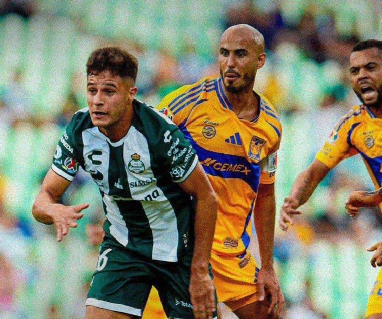 Golea Tigres a Santos y siguen invictos en Apertura 2024