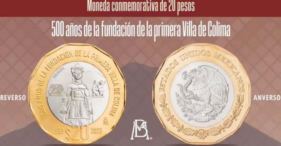 Banxico lanza moneda conmemorativa de la fundación de Colima