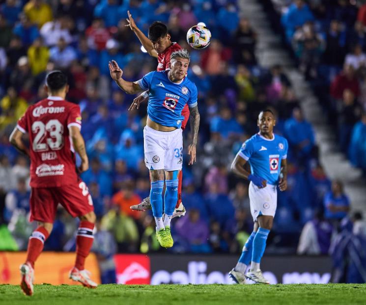 Cruz Azul y Toluca firman empate a 1