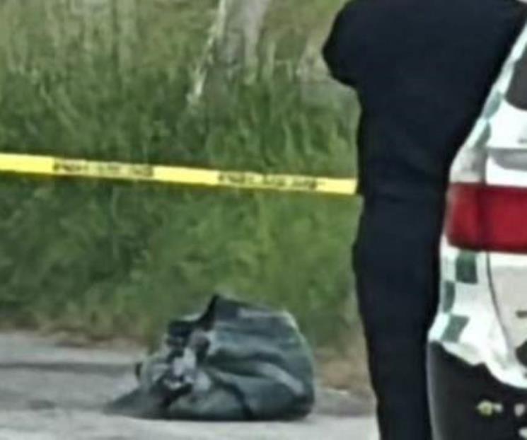 Encuentran maleta con restos humanos en carretera a Laredo