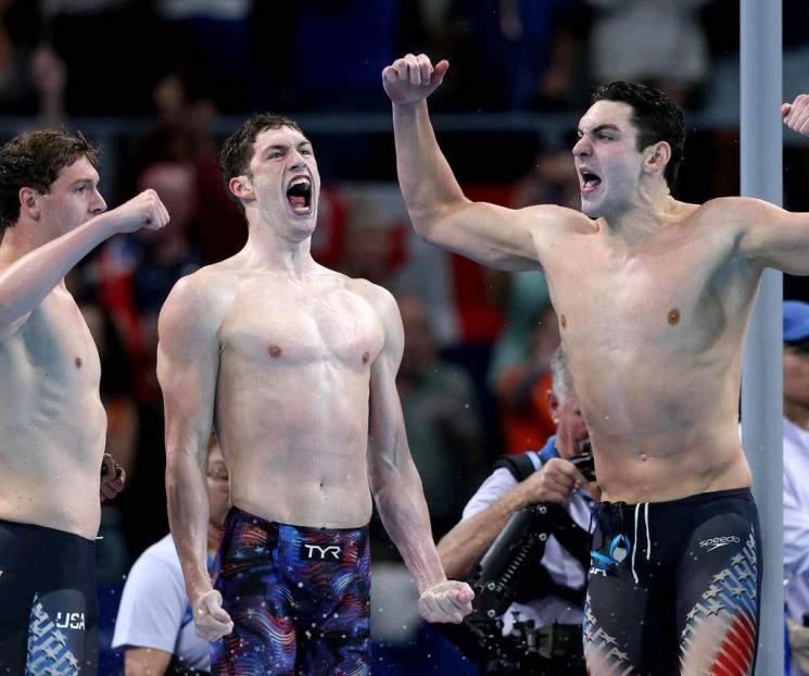 Logra Estado Unidos primer oro en natación