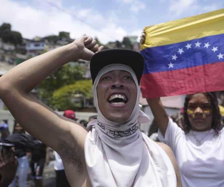 Protestan venezolanos ante elección