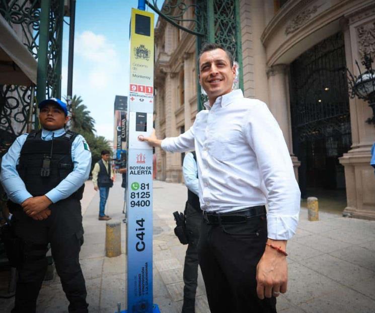 Instala Monterrey botones de alerta