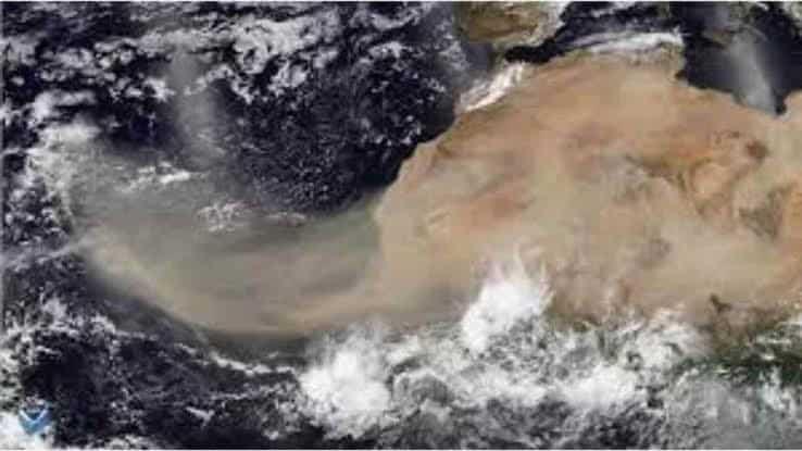 Alertan por llegada de polvo del Sahara