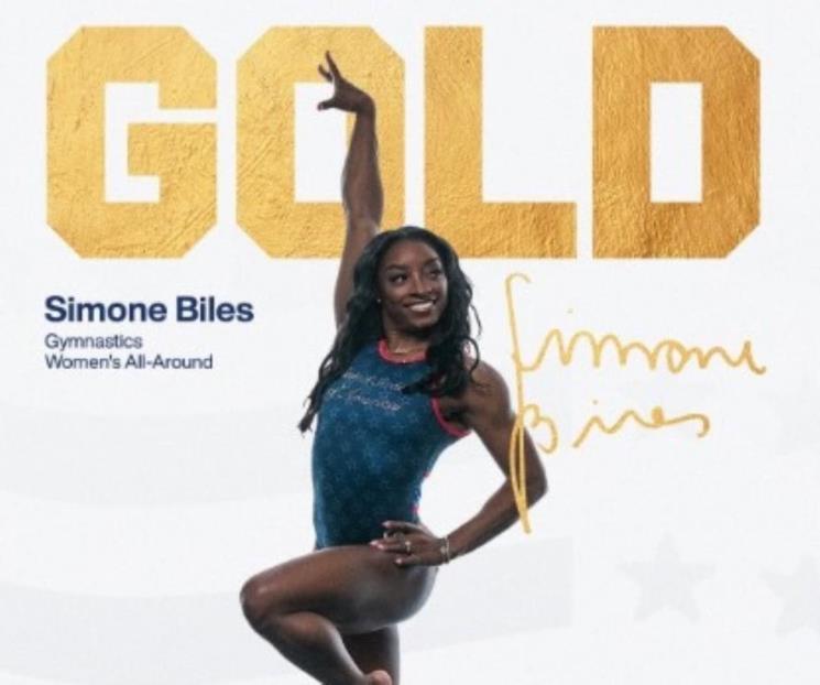 Conquista Simone Biles segunda medalla de oro en París 2024