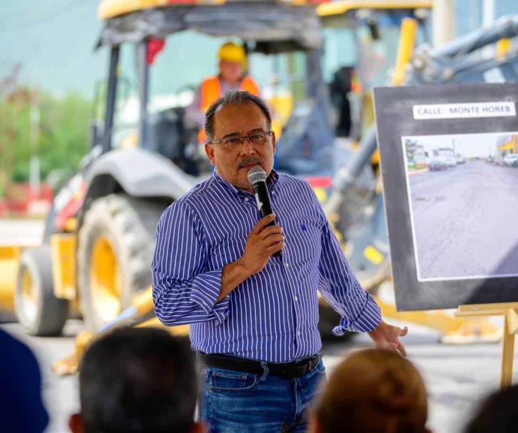 Arranca Escobedo obras de rehabilitación de pavimentos