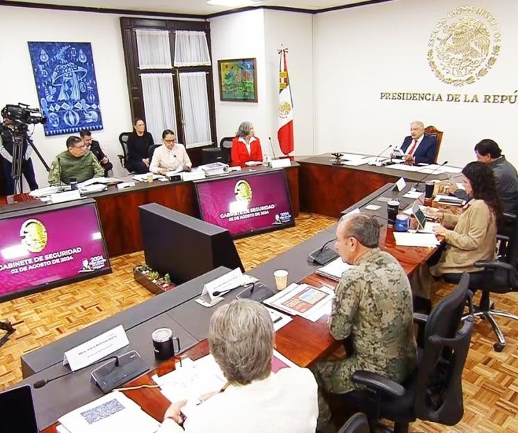 Realizan primera reunión pública de seguridad en Palacio Nacional