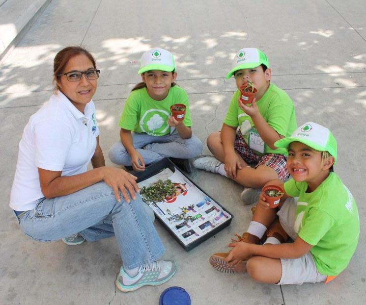 Aprenden niños y niñas a cuidar el medio ambiente