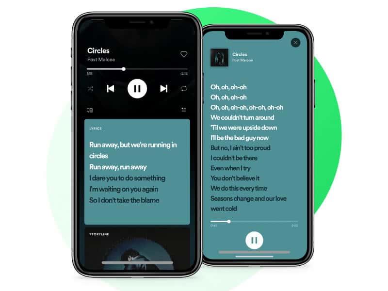 Spotify permitirá ver las letras de canciones