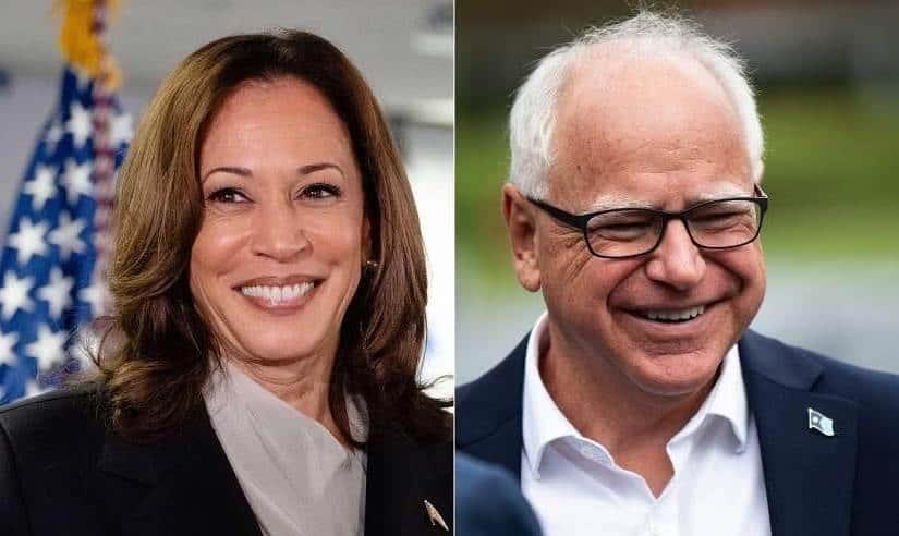 Demócratas elogian elección de Tim Walz para acompañar a Kamala