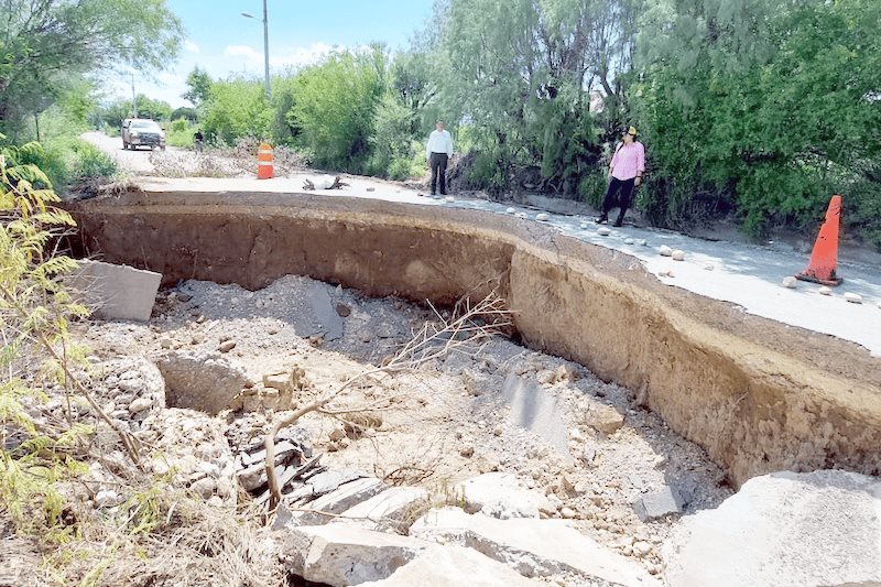 Espera NL recursos federales para reparar daños en zona rural