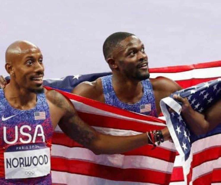 Gana EU en varonil y femenil el oro olímpico en los 4 x 400