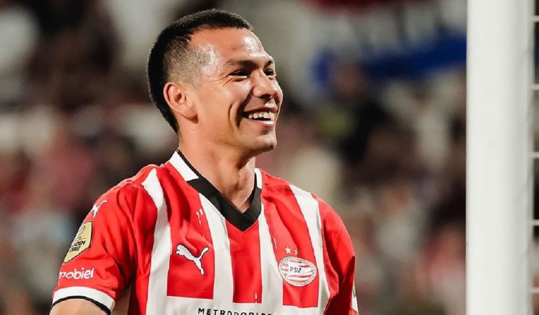 Anota Lozano doblete en victoria del PSV de Holanda