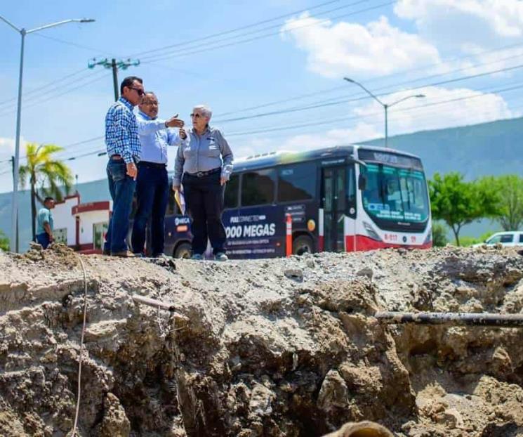 Recorre Mijes obras de ampliación del Arroyo Potrerillos