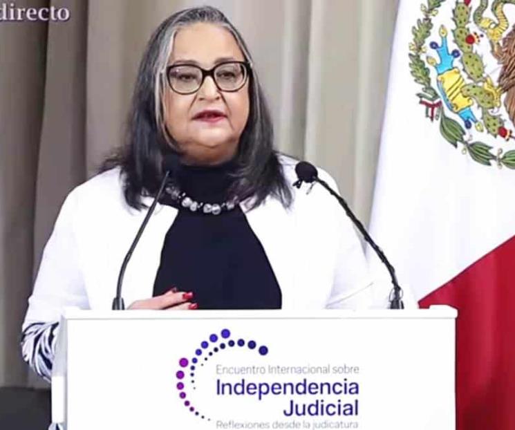 Llama Ministra Piña a preservar independencia judicial