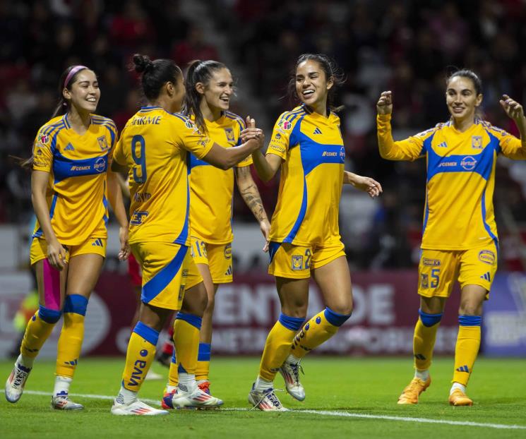 Tigres Femenil vapulea a domicilio ante Toluca