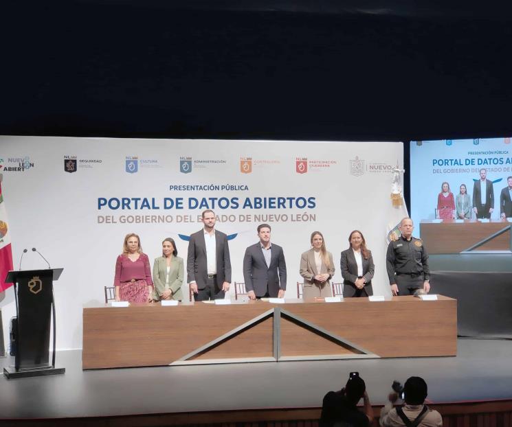 Presenta NL el Portal de Datos Abiertos del Gobierno del  Estado