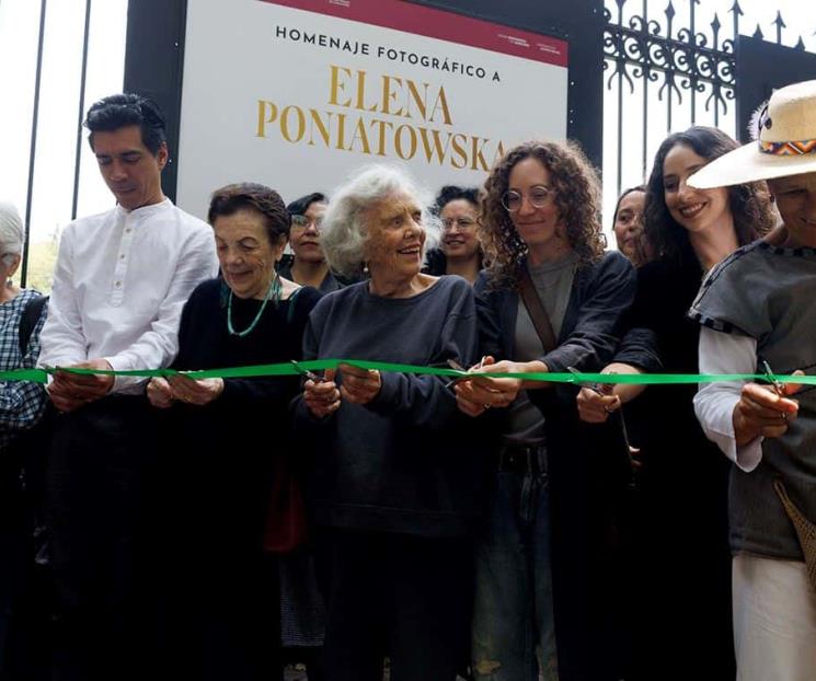 Rinden homenaje fotográfico a Elena Poniatowska