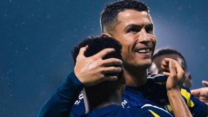 Anota y asiste Ronaldo con el Al Nassr