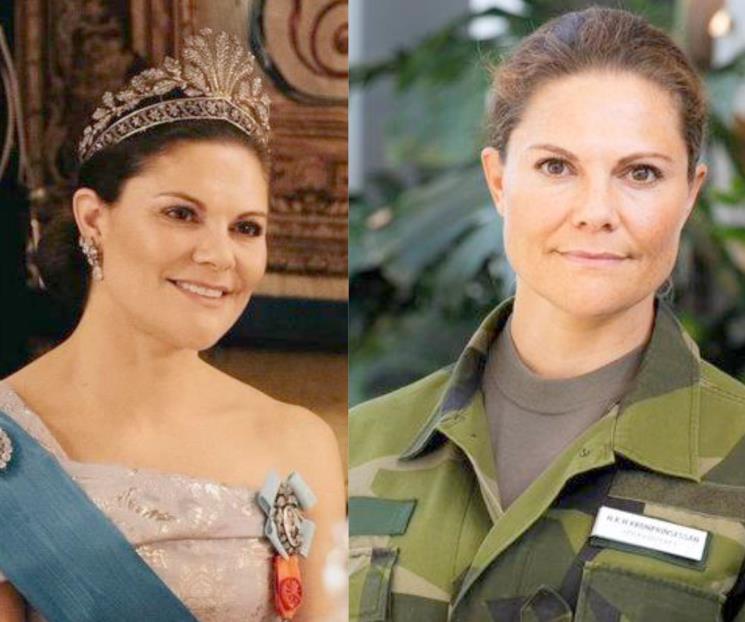 Retoma princesa Victoria de Suecia formación militar a los 47 años