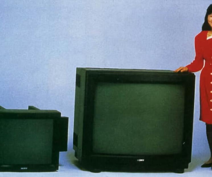 Hace 35 años Sony presentó el televisor más grande del mundo