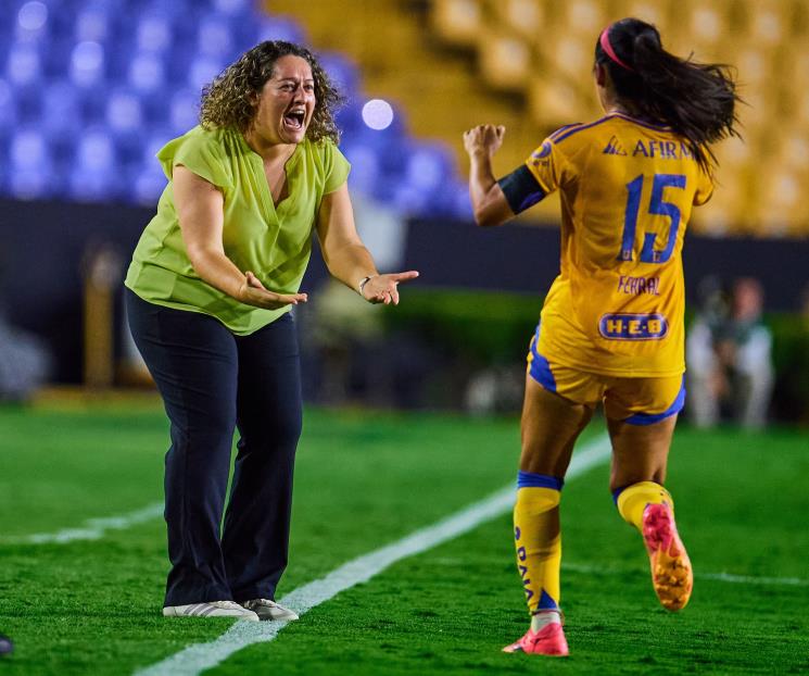 Queda Milagros Martínez feliz con resultado de Tigres Femenil