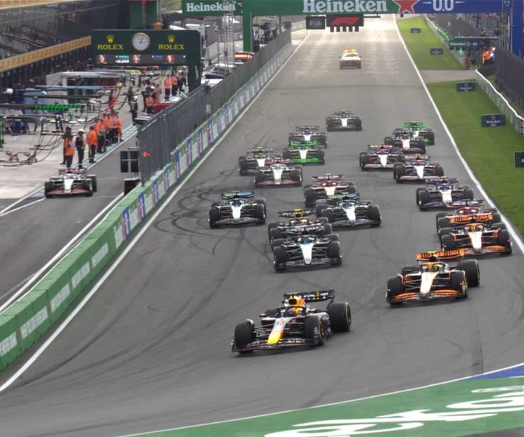 Checo Pérez finaliza sexto en Holanda y gana Norris