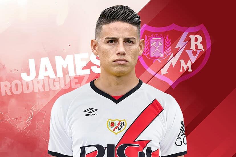 Firma James Rodríguez con el Rayo Vallecano